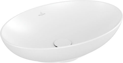 Auflegewaschtisch Villeroy & Boch Loop & Friends Stone white matt Cleaneffekt