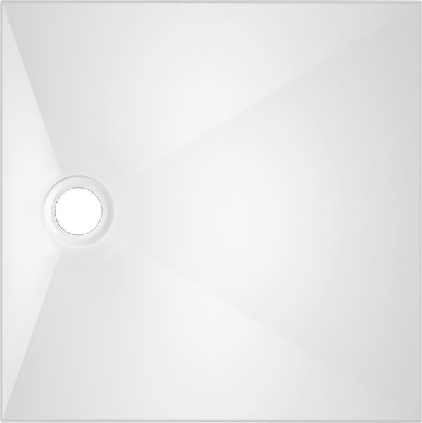 Duschenwanne Alterna loa 80 x 80 cm Weiss matt image number 0