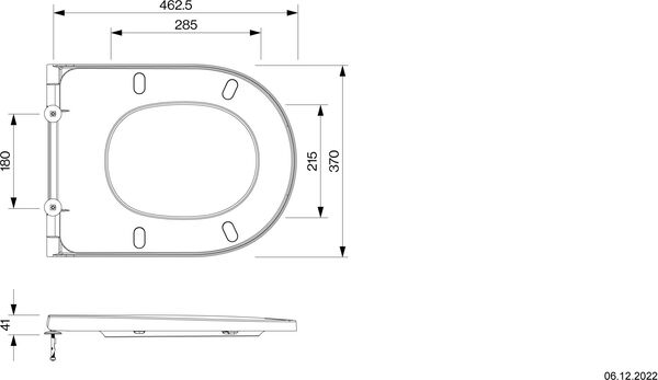 Klosettsitz Axent Epic Weiss image number 1