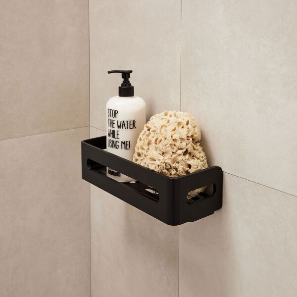 Porte-savon &agrave; barrettes Alterna sabo Noir mat image number 1