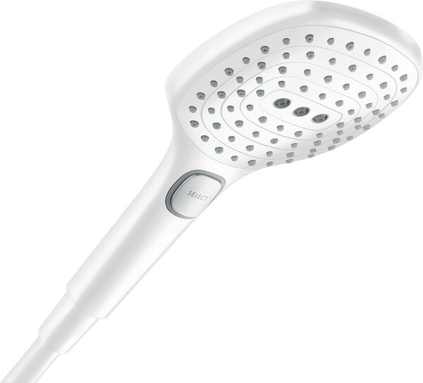 Handbrause Hansgrohe Raindance Select E 120 Eco Smart+ Weiss matt image number 0