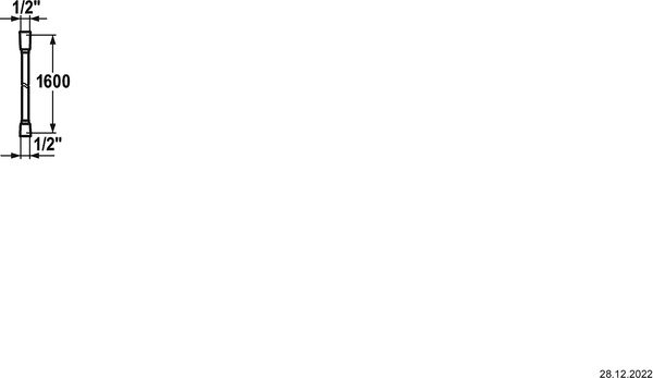 Brauseschlauch KWC Supreme Verchromt image number 1