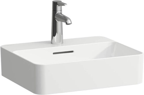 Auflegewaschtisch Laufen Val 45 x 38 cm Weiss Cleaneffekt