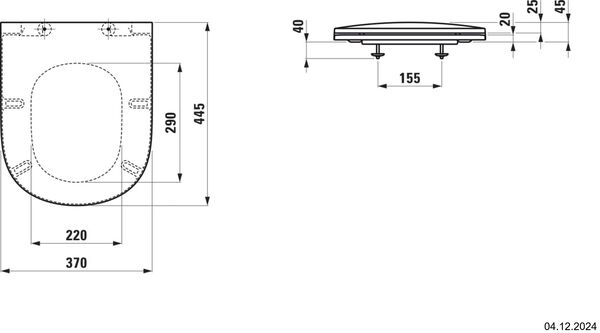 Klosettsitz Laufen Lua Weiss image number 1