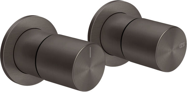 Bade- und Duschmischer Endmontageset Gessi Habito Black metal brushed Unito image number 0