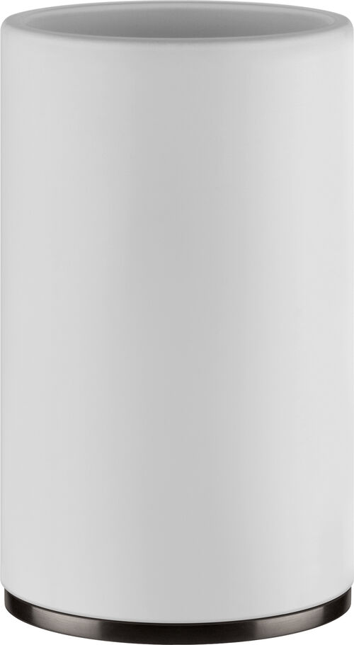 Glashalter Gessi Habito Black metal brushed