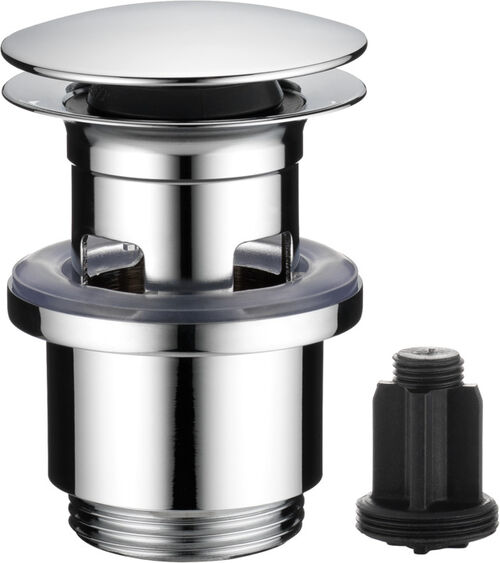 Ablaufventil KWC push-open 1&frac14;" Edelstahloptik