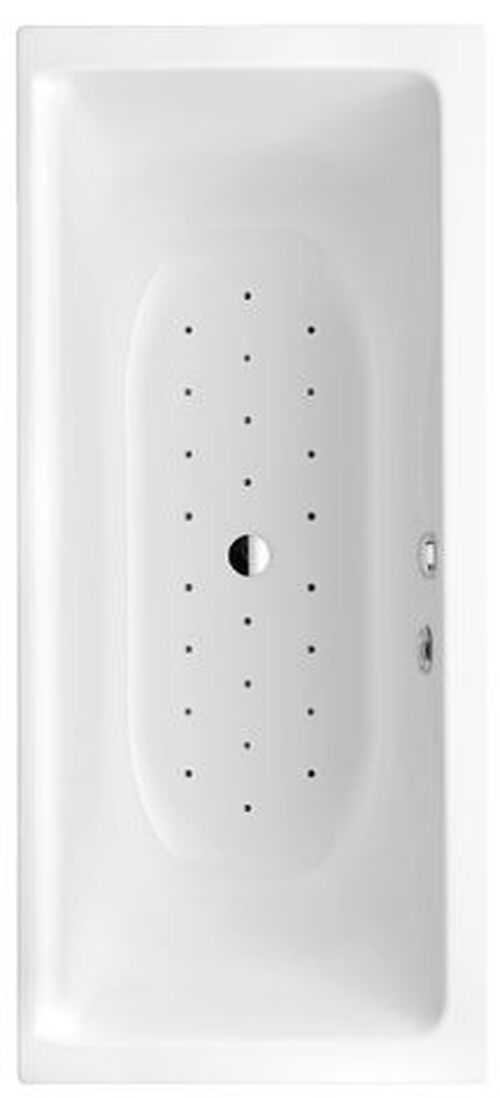 Whirlwanne Schmidlin Free Silent-System Weiss Cleaneffekt D&uuml;sen und Garnituren verchromt