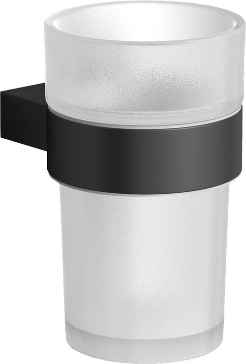 Glashalter Alterna piana Schwarz matt