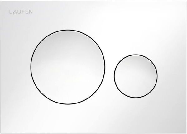 Bet&auml;tigungsplatte Laufen Ineo Moon Weiss image number 0