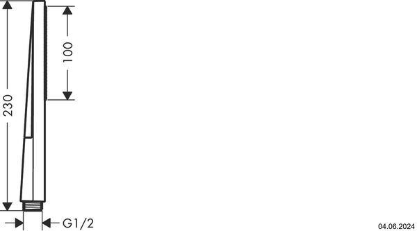 Handbrause Hansgrohe Pulsify E Eco Smart+ &frac12;" Verchromt image number 1