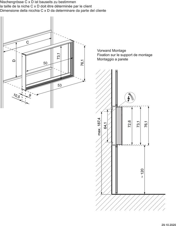 Einbaurahmen Schneider Universal E726 image number 1