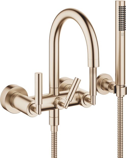Badebatterie Dornbracht Tara. &frac12;" Champagne geb&uuml;rstet