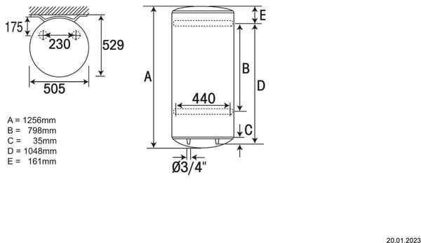 Wandboiler Atlantic image number 1