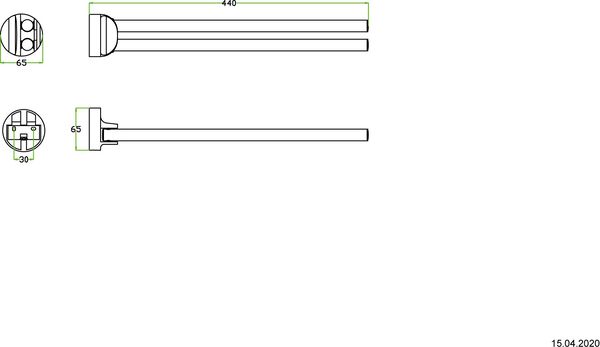 Handtuchhalter Alterna rondo Verchromt image number 1