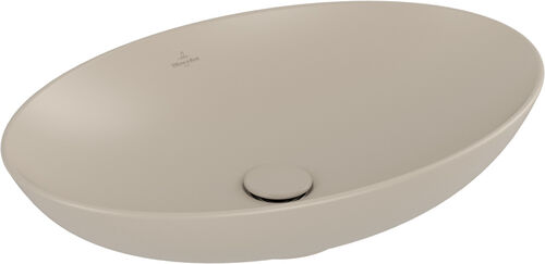Auflegewaschtisch Villeroy & Boch Loop & Friends Almond matt Cleaneffekt