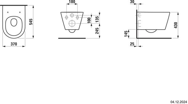 Wand-Klosett Laufen Kartell rimless Weiss image number 1