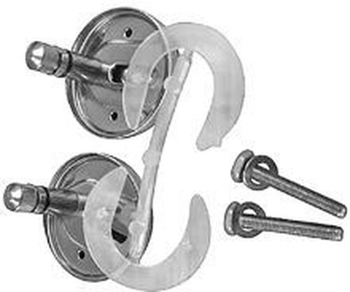 Scharnier Duravit Edelstahl glanz