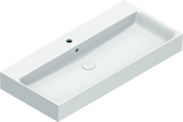 Auflegewaschtisch Alterna elena 100 x 47 cm Weiss Cleaneffekt image number 0