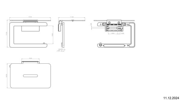 Papierhalter Alterna direta Finox image number 2