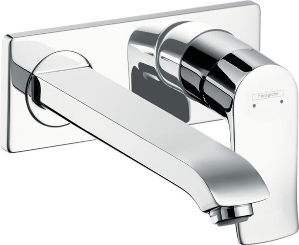 Wandmischer Hansgrohe Metris Verchromt image number 0