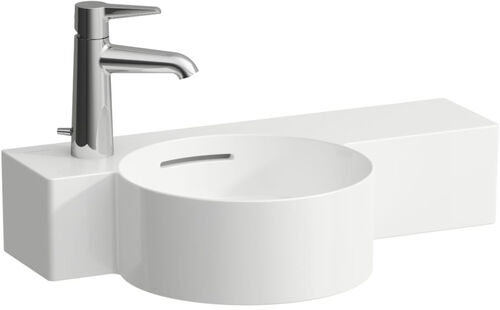 Handwaschbecken Laufen Val 55 x 31.5 cm Weiss