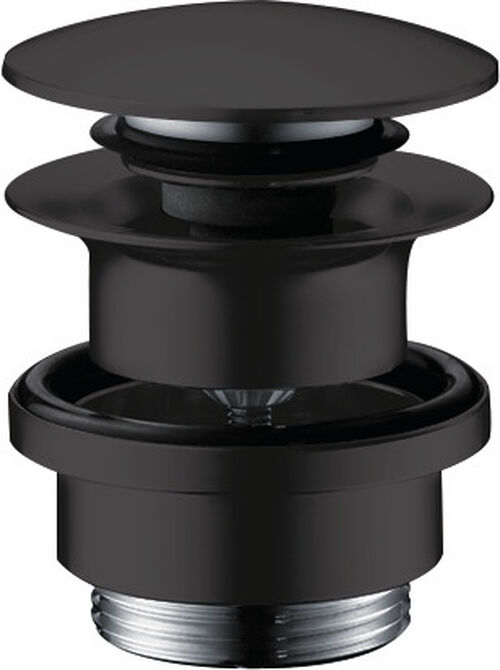 Ablaufventil Hansgrohe push-open 1&frac14;" Schwarz matt