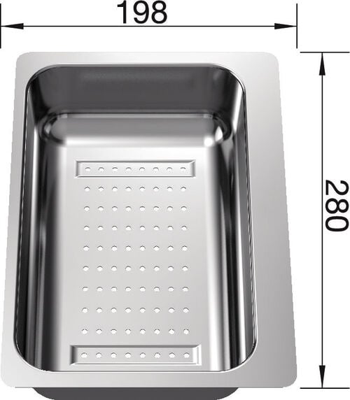 Blanco Zubeh&ouml;r Edelstahlschale Edelstahl