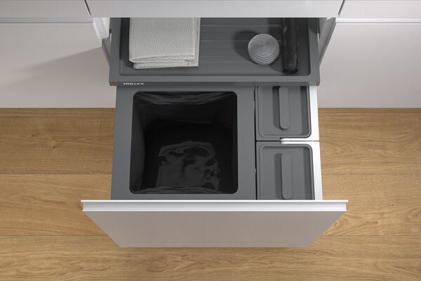 Suter Inox M&uuml;llex X-Line, Set X55 L5 Basic, Einbauh&ouml;he 414 mm image number 1