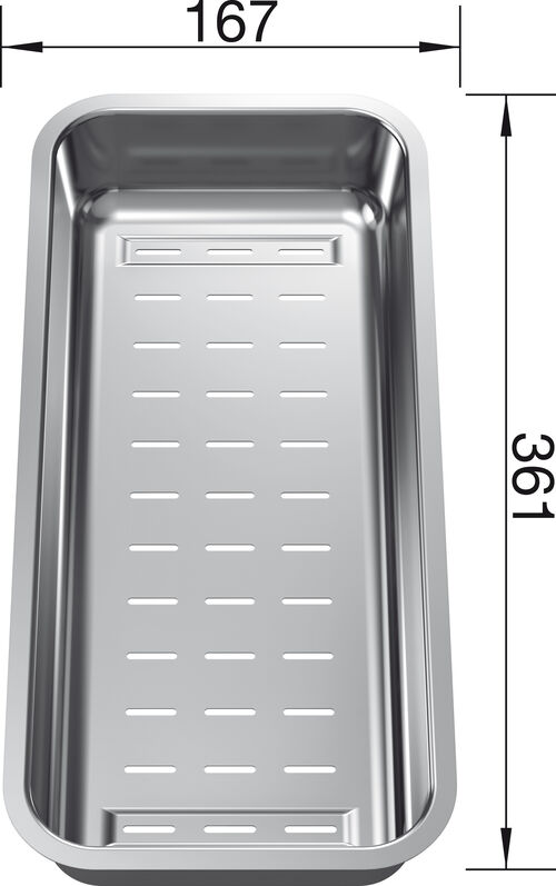 Blanco Zubeh&ouml;r Multifunktionsschale aus Edelstahl