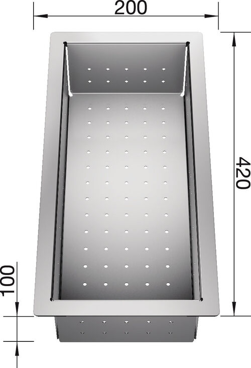 Blanco Zubeh&ouml;r Resteschale Edelstahl