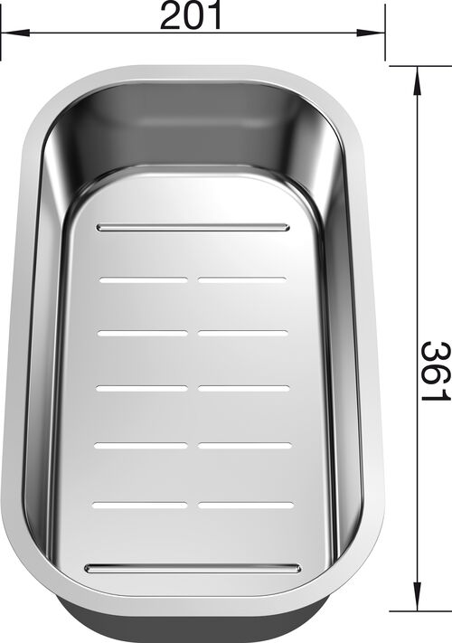 Blanco Zubeh&ouml;r Multifunktionsschale Edelstahl