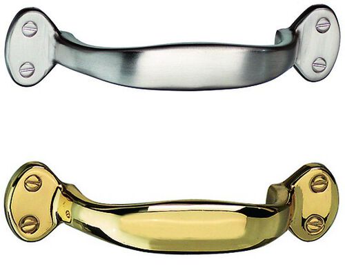 Opo Oeschger M&ouml;belgriffe Mess.vern.matt B/T/H 144/34/33mm, BD 96mm