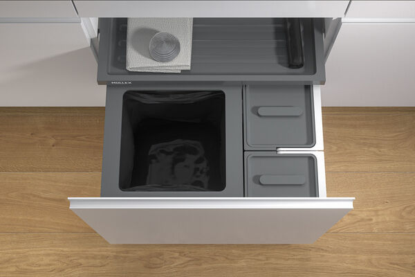 Suter Inox M&uuml;llex X-Line, Set X60 L5 Basic, Einbauh&ouml;he 414 mm image number 1