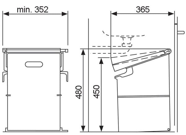 Opo Oeschger Kehrichtbeh&auml;lter M&Uuml;LLEX SINGLE 35 l image number 1